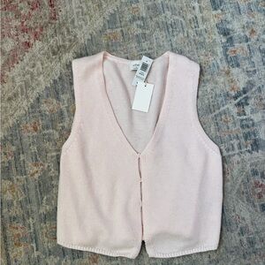 Aritzia Wilfred Basque sweater vest